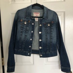 True Religion Dark Blue Denim Jacket XS